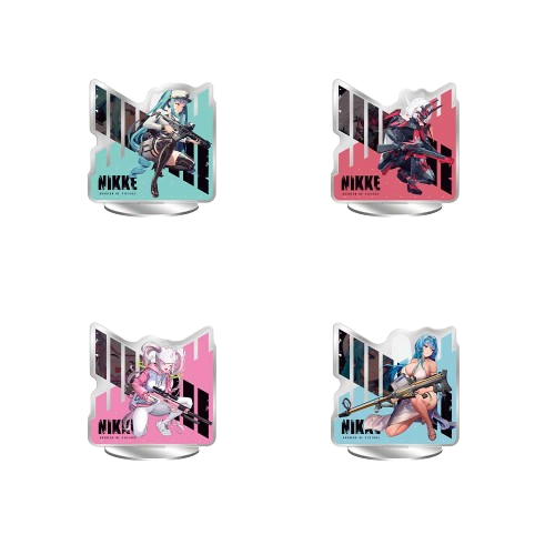 角色雙面立牌THREE