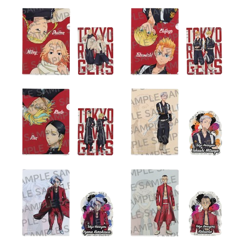 透明資料夾&貼紙組