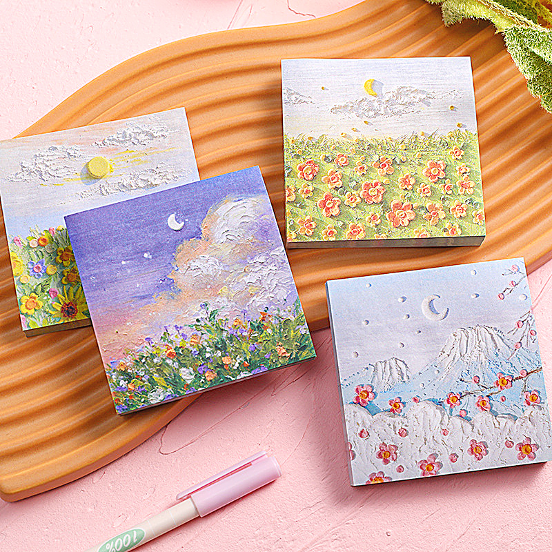 油畫系列便利貼(隨機出貨)