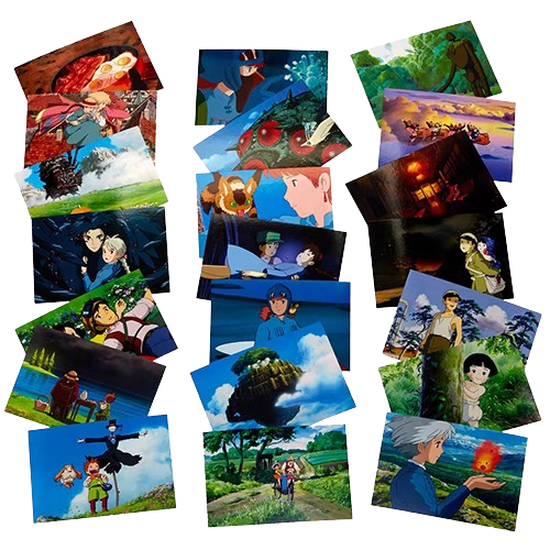 吉卜力經典動畫明信片(英文版)