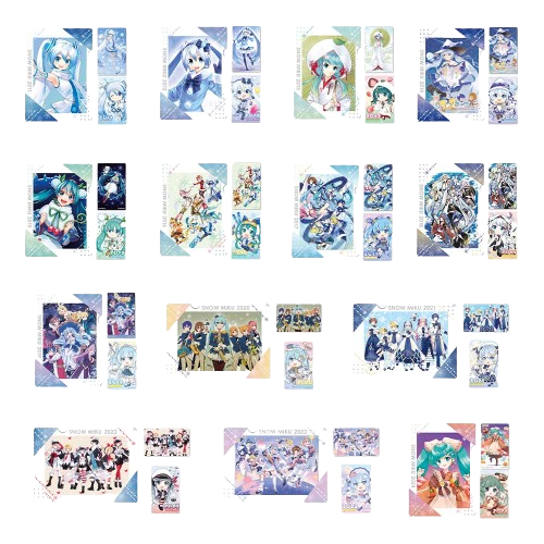 雪初音 2011～2024 透明文件夾&貼紙套組