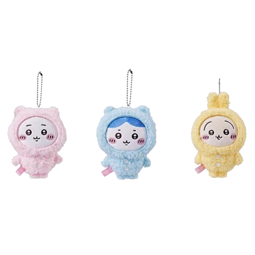 Chiikawa×Miniso｜毛絨睡衣系列挂飾(隨機出貨)