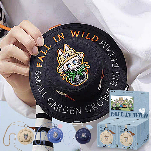 春天野在家 LABUBU 漁夫帽小包盒玩