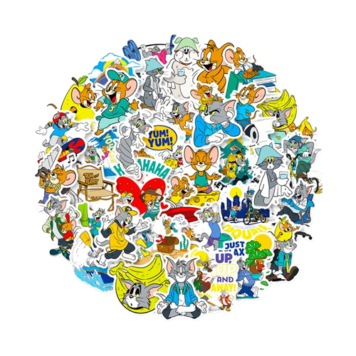 TOM and JERRY 健身達人系列貼紙