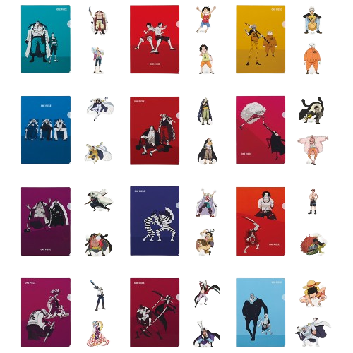 透明文件夾與貼紙套組