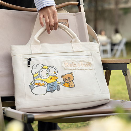 UNIVERSAL｜bob+tim cookies 米色帆布包