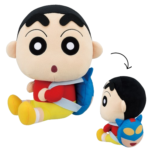 出門造型小新絨毛娃娃