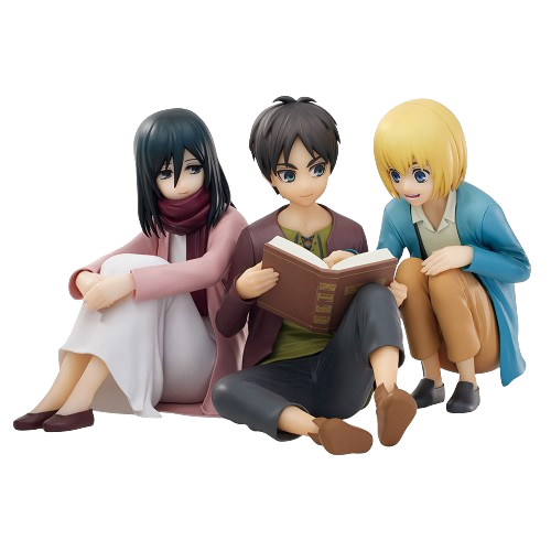 賞艾連&米卡莎&阿爾敏～牆外的世界～模型公仔