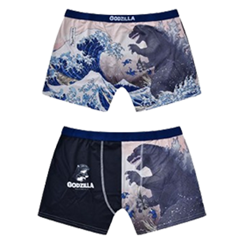 GODZILLA｜哥吉拉周邊內褲 富岳三十六景打怪獸之圖 日本倉現貨