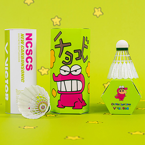 VICTOR｜蠟筆小新聯名限量 77速 羽毛球