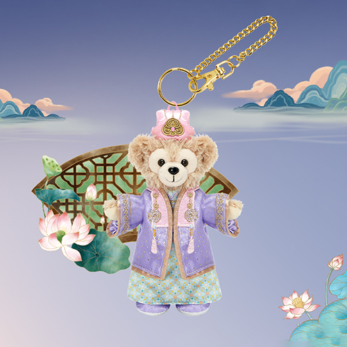 達菲 毛絨鑰匙掛件