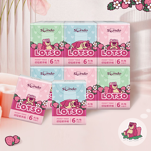 草莓熊 聆聽莓好手帕紙