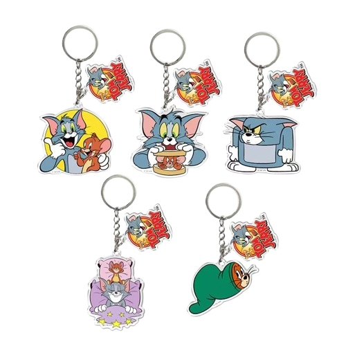 貓和老鼠 亞克力鑰匙圈