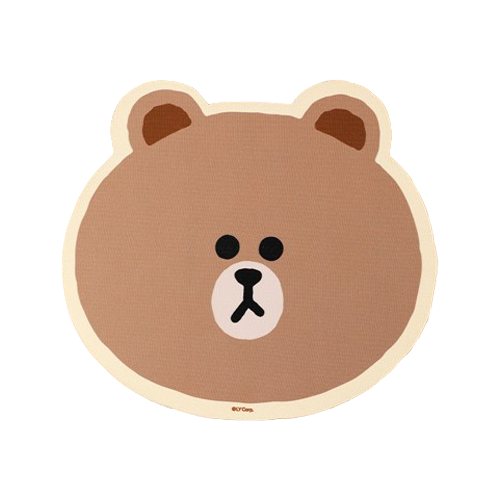 佈朗熊 抱姿款 異形滑鼠墊