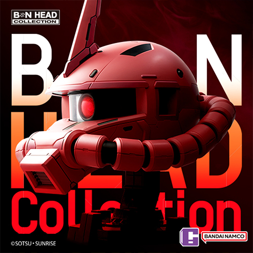 BANDAI｜BN HEAD COLLECTION Vol.3 MS-06S 夏亞薩克頭像