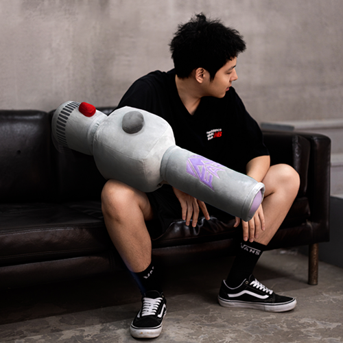 福賞&變形金剛 威震天手炮 抱枕