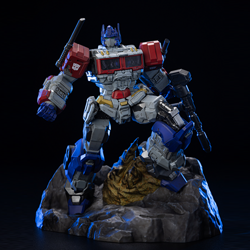 福賞&變形金剛 擎天柱 收藏模型