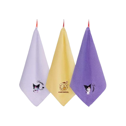 三利｜酷洛米聯名 純棉方巾(隨機出貨)