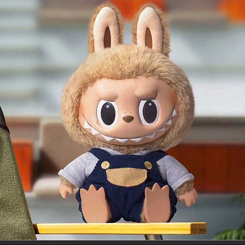 LABUBU Time to chill 搪膠毛絨公仔