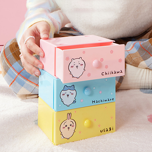 MINISO｜chiikawa系列單層抽屜盒(隨機出貨)