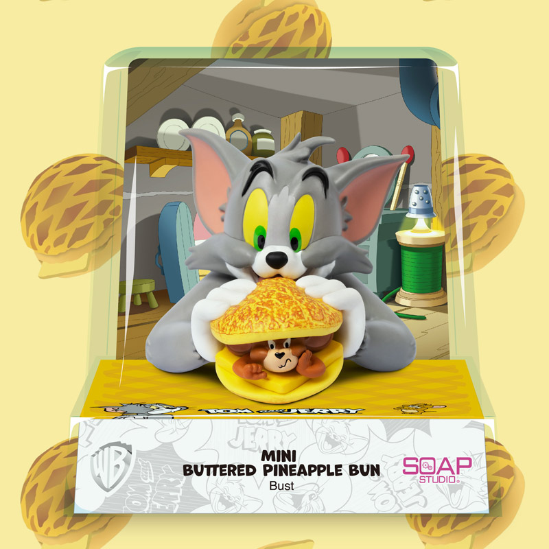 Soap Studio｜貓和老鼠 mini菠蘿油半胸像