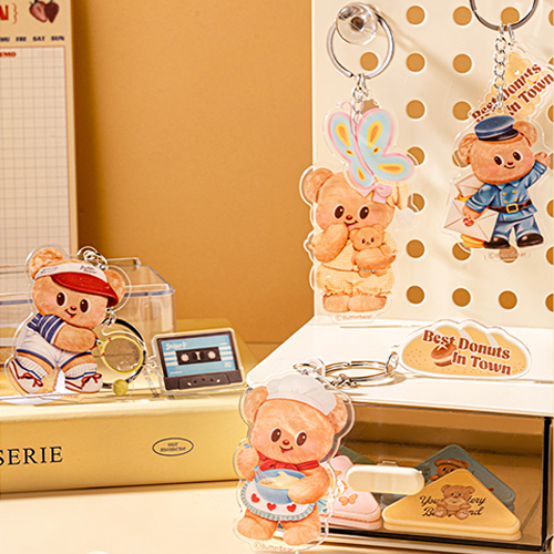 Deli｜黃油小熊系列 亞克力掛件(隨機出貨)
