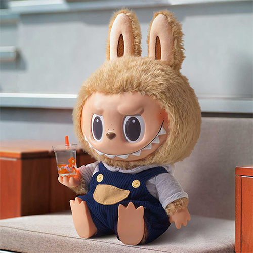LABUBU Time to chill 搪膠毛絨公仔