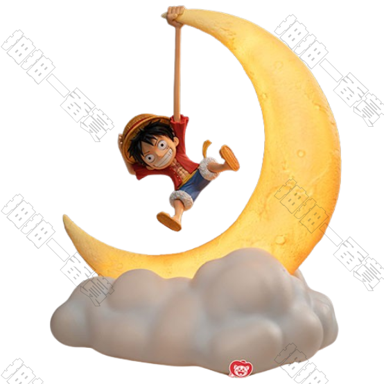 HAPPY LIFE｜航海王 拉拉魯夫磁控小夜燈