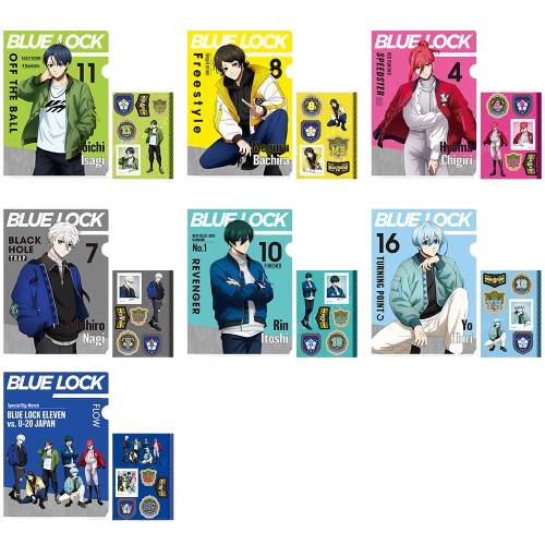 透明文件夾＆貼紙組合(全7種隨機)