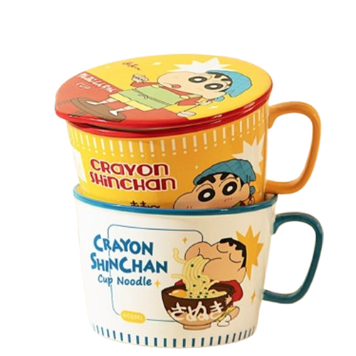 摩登主婦|蠟筆小新聯名 陶瓷泡麵碗(隨機出貨)