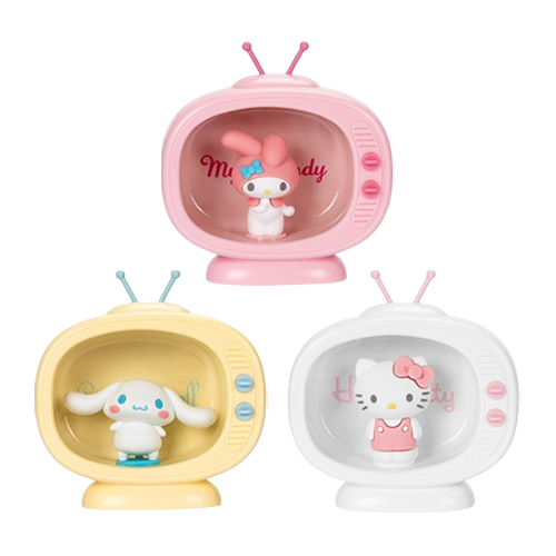 MINISO｜三麗鷗 迷你電視機造型 小夜燈(隨機出貨)