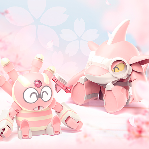 橘貓工業｜鐵甲小寶 WF會場限定 鯊魚辣椒&蜘蛛偵探 Ver.櫻