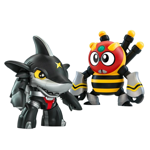 橘貓工業｜鐵甲小寶 第二彈 鯊魚辣椒&蜘蛛偵探