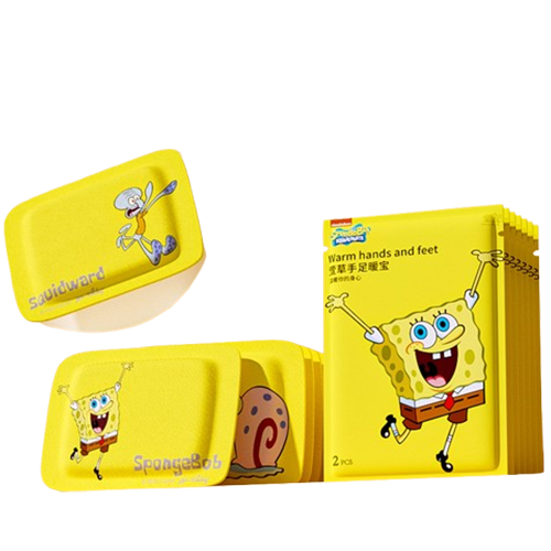 萱草｜海綿寶寶 暖手寶 套裝
