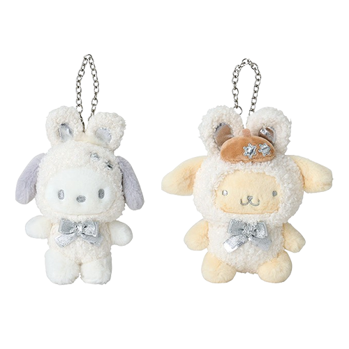 Sanrio｜初雪小兔系列掛件 大耳狗/帕恰狗(隨機出貨)
