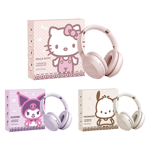 Sanrio｜三麗鷗家族繆斯系列 頭戴式藍牙耳機(隨機出貨)