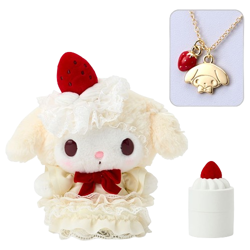 Sanrio｜草莓蛋糕系列公仔&項鏈套裝 美樂蒂