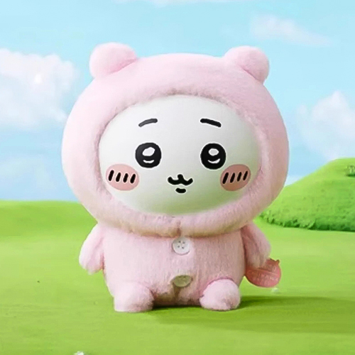 MINISO｜睡衣毛絨搪膠公仔 吉伊卡哇+抽繩束口袋