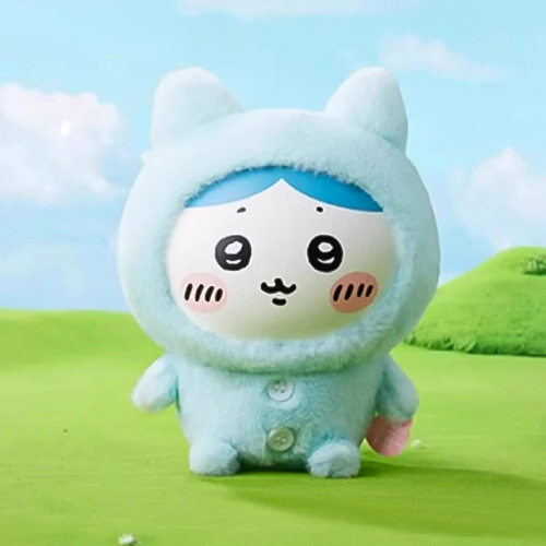 MINISO｜睡衣毛絨搪膠公仔 小八貓+抽繩束口袋