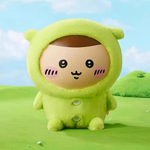 MINISO｜睡衣毛絨搪膠公仔 栗子饅頭+抽繩束口袋