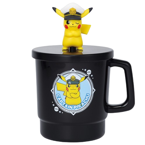 附有模型的飲料杯