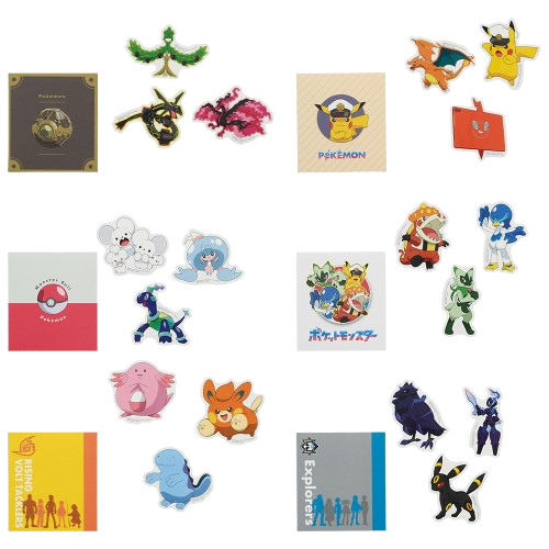 碎片貼紙組 全6種(隨機出貨)