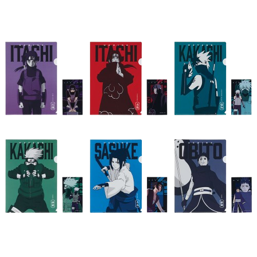 透明資料夾＆貼紙組 全6種(隨機出貨)