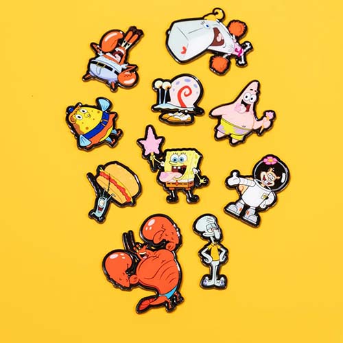 海底生活金屬徽章 全十種(隨機出貨)