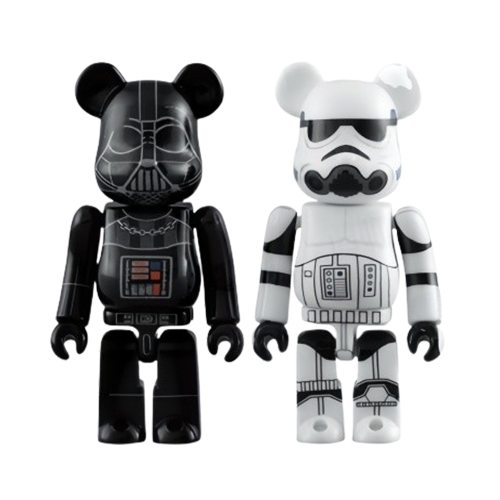 100%&100% 星球大戰 黑武士&白兵