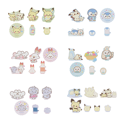 縫紉工具主題貼紙組全6種(隨機出貨)