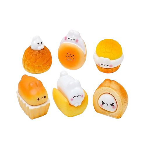 可愛兔兔麵包食玩 盲袋