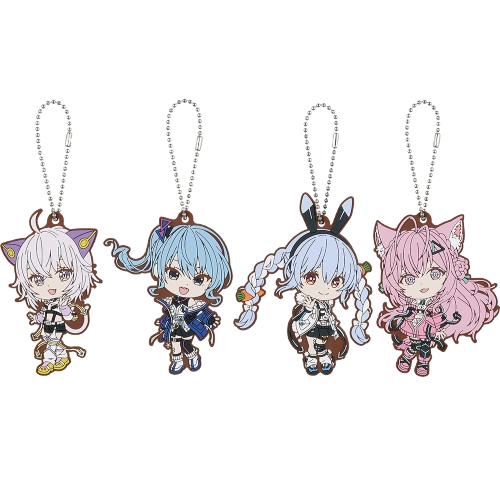 Q 版角色橡膠吊飾 全4種(隨機出貨)