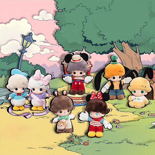 DIMOO WORLD x 迪士尼系列 搪膠毛絨盲盒(隨機出貨)