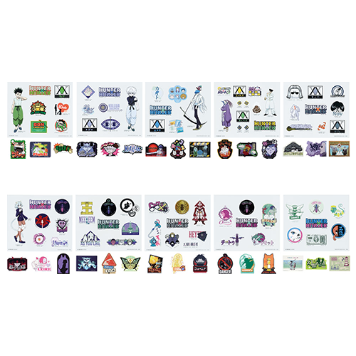 透明貼紙＆造型貼紙組 全10種(隨機出貨)